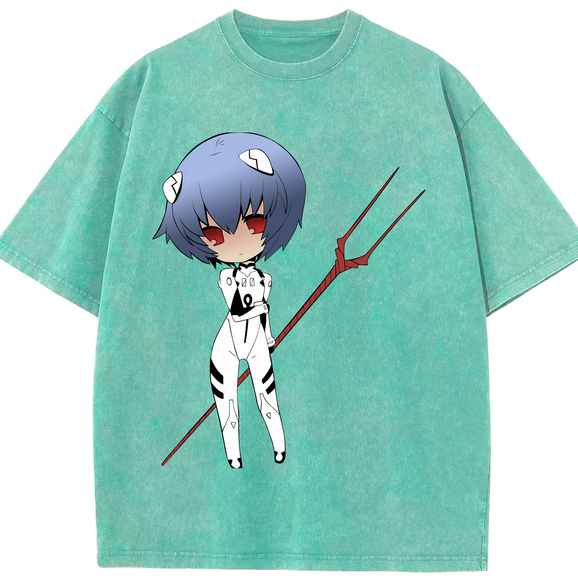 （画像用） EVA 新世紀エヴァンゲリオン 綿100% ヴィンテージ風 半袖Tシャツ（フロントプリント）